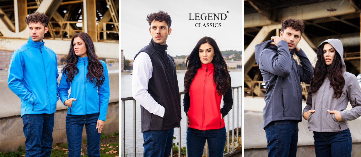 Legend Classics Softshell – Noutăți pe stoc!Toate softshell-urile sunt disponibile la preț redus până la sfârșitul anului.