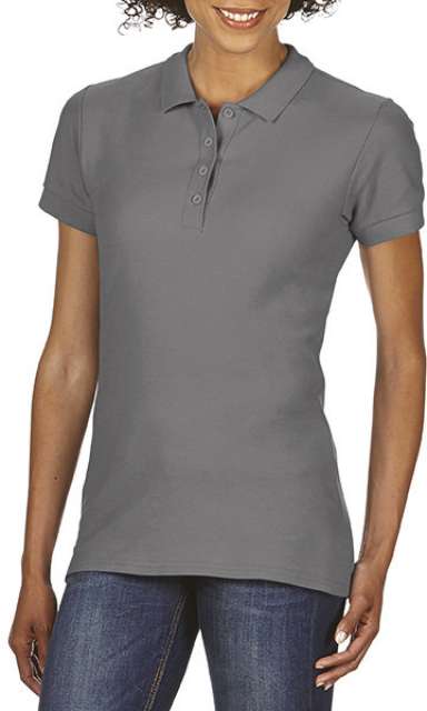 SOFTSTYLE<SUP>®</SUP> LADIES' DOUBLE PIQUÉ POLO