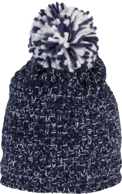BOBBLE BEANIE IN THICK KNIT