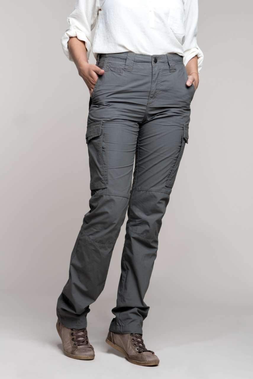 ladies multi pocket trousers