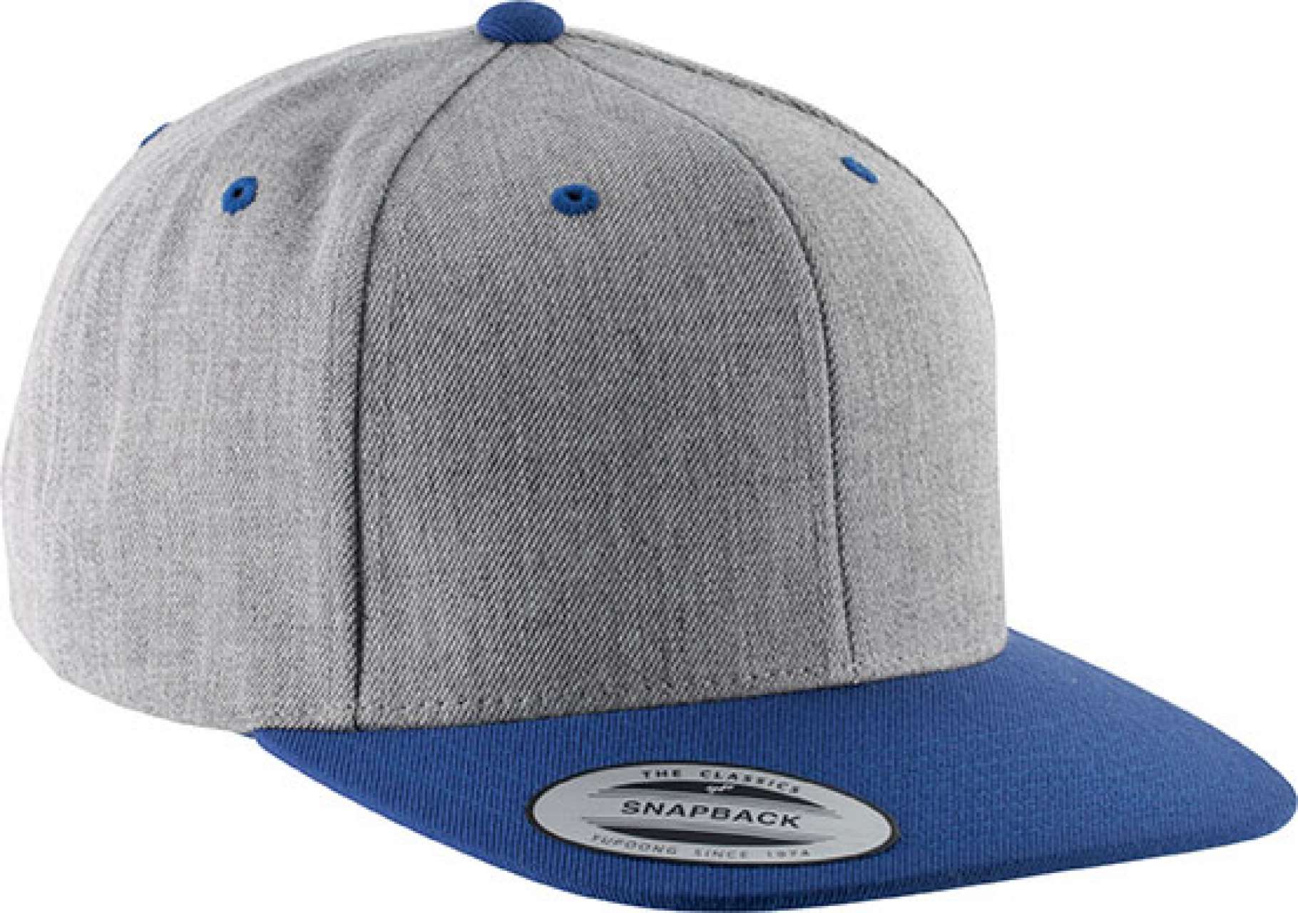 FLAT PEAK CAP - 6 PANELS