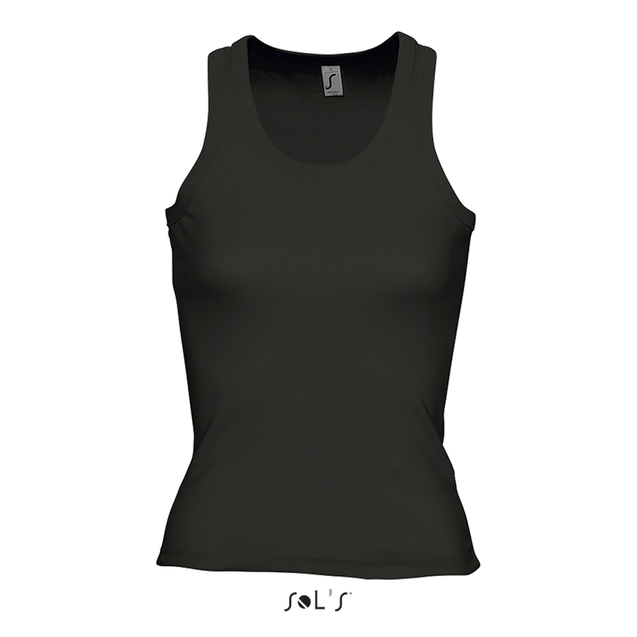 SO11490 COCONUT WOMEN'S T BACK TANK TOP Sols Moka Women Tank Top, White, L (T shirt, 90 100% cotton