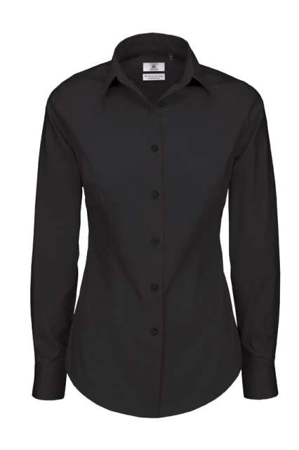 B&C BLACK TIE LSL /WOMEN