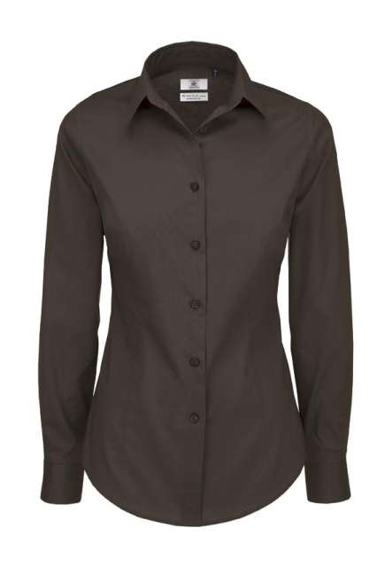 B&C BLACK TIE LSL /WOMEN