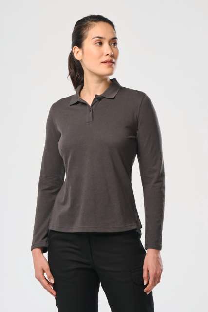 LADIES' LONG-SLEEVED POLO SHIRT (ex.KA277)