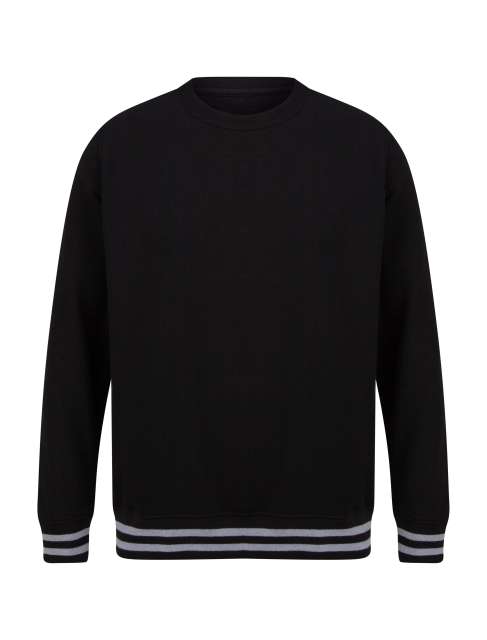 SWEAT WITH STRIPE CUFFS