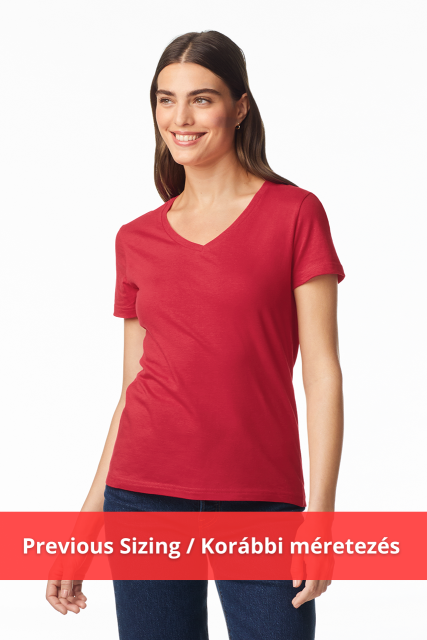 SOFTSTYLE® LADIES' V-NECK T-SHIRT