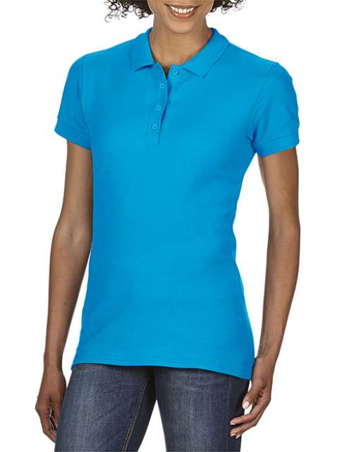 SOFTSTYLE<SUP>®</SUP> LADIES' DOUBLE PIQUÉ POLO