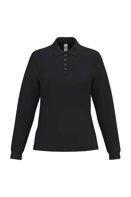 LADIES' PIQUE LONG-SLEEVES POLO SHIRT