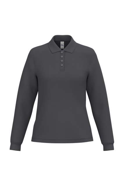 LADIES' PIQUE LONG-SLEEVES POLO SHIRT