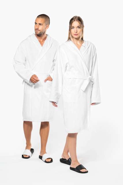 ORGANIC HOODED BATHROBE
