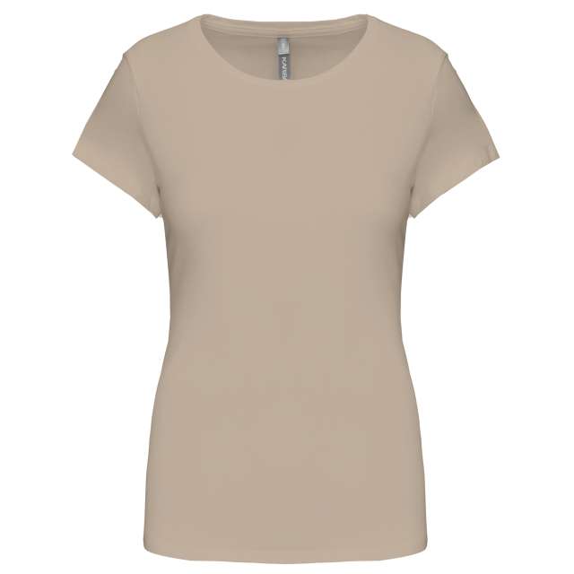 LADIES' SHORT-SLEEVED CREW NECK T-SHIRT