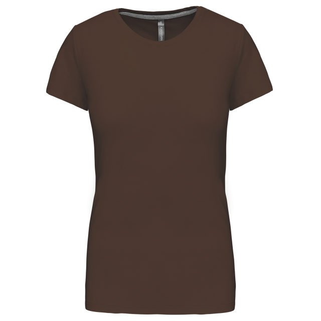 LADIES' SHORT SLEEVE CREW NECK T-SHIRT