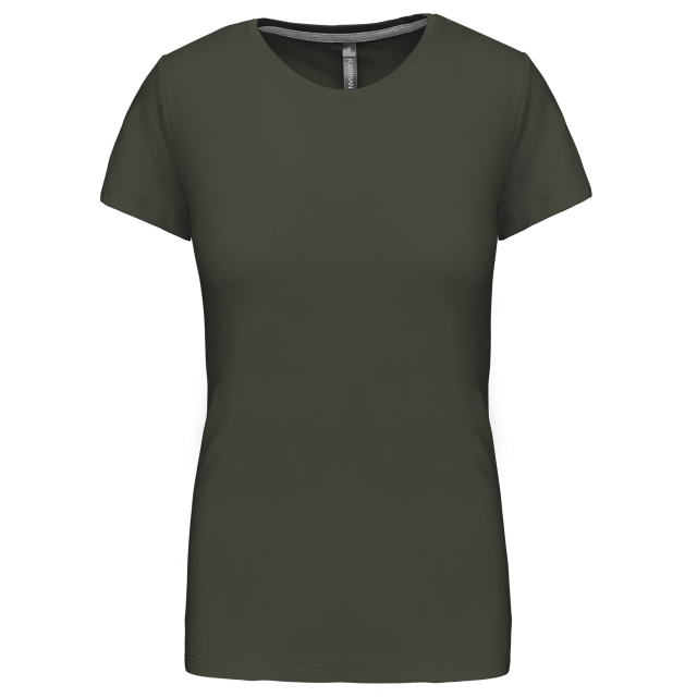 LADIES' SHORT SLEEVE CREW NECK T-SHIRT