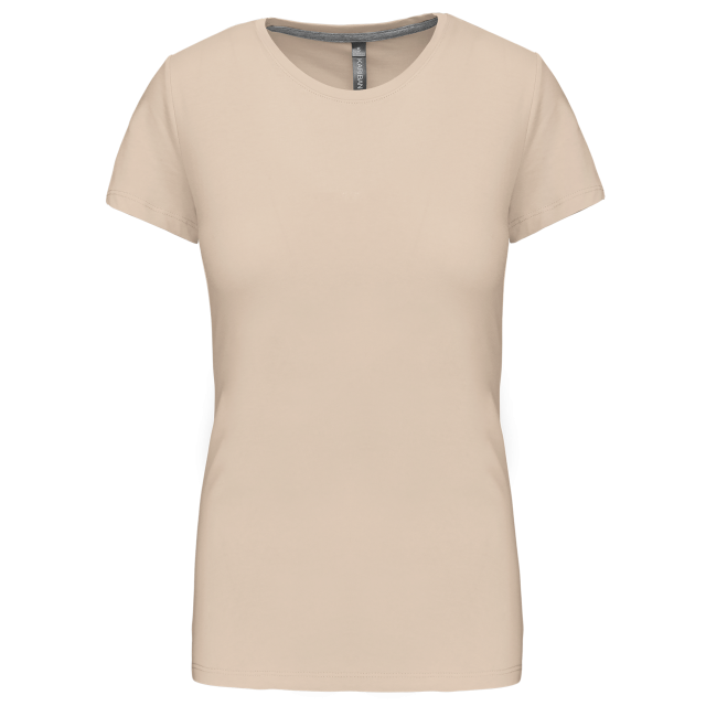 DAMEN-T-SHIRT MIT KURZEN ÄRMELN UND RUNDHALSAUSSCHNITT
