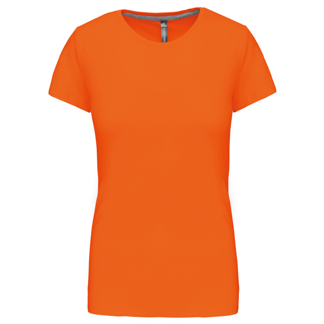 LADIES' SHORT SLEEVE CREW NECK T-SHIRT