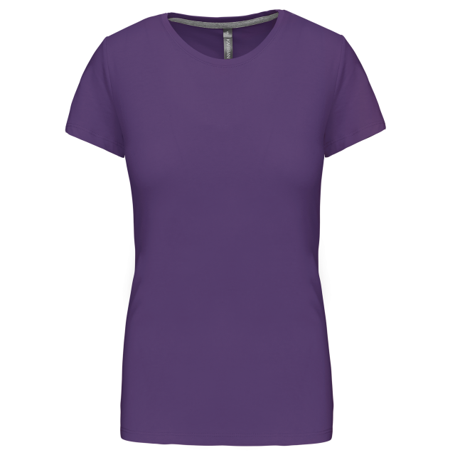 LADIES' SHORT SLEEVE CREW NECK T-SHIRT