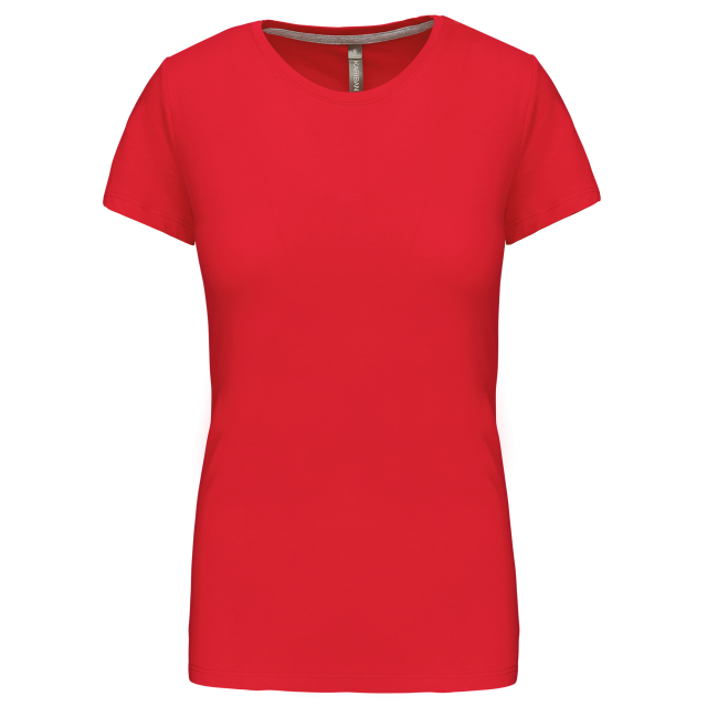 LADIES' SHORT SLEEVE CREW NECK T-SHIRT