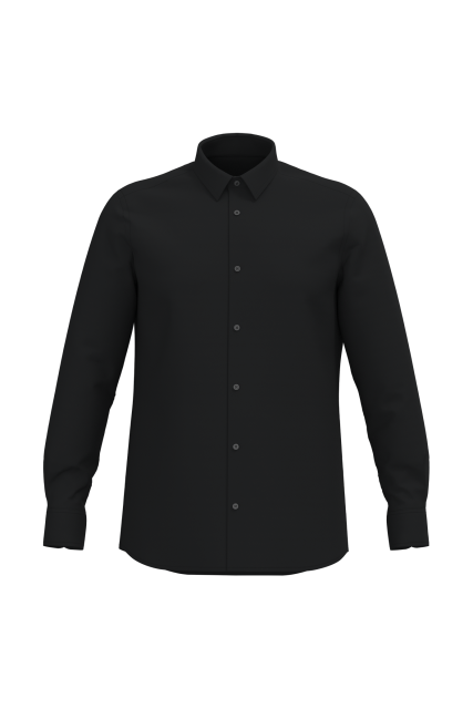 MEN LONG-SLEEVED EASY CARE SHIRT WITHOUT POCKET