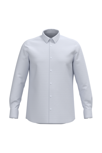 MEN LONG-SLEEVED EASY CARE SHIRT WITHOUT POCKET