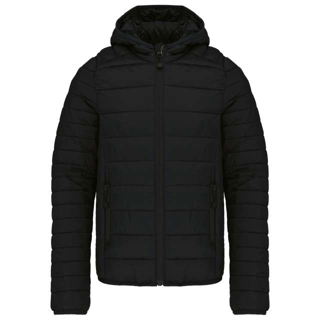 KIDS' LIGHTWEIGHT HOODED PADDED JACKET