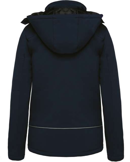 LADIES’ HOODED SOFTSHELL LINED PARKA