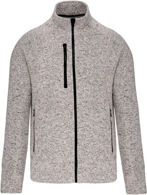 MEN'S FULL ZIP HEATHER JACKET