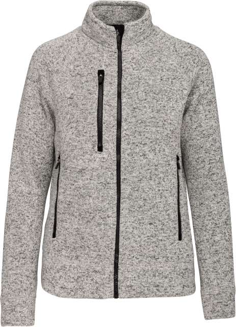 LADIES' FULL ZIP HEATHER JACKET