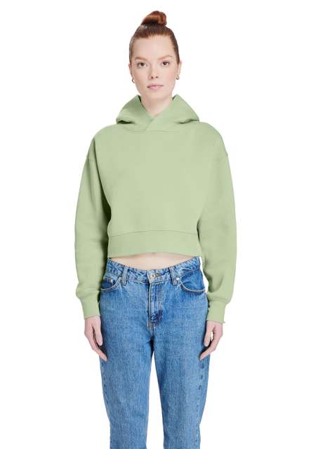 WOMENS RELAXED CROP HOODIE