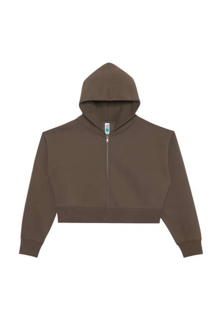 WOMENS RELAXED CROP ZIP