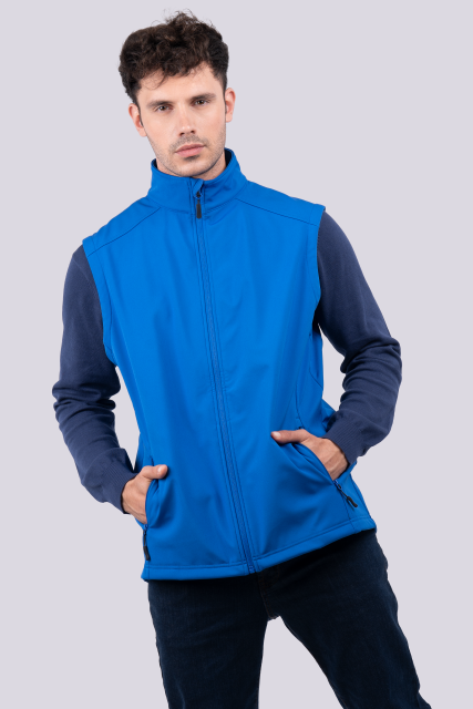 MEN’S 3-LAYER SOFTSHELL BODYWARMER