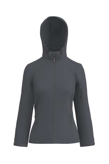 WOMEN’S 3-LAYER DETACHABLE HOODED SOFTSHELL JACKET