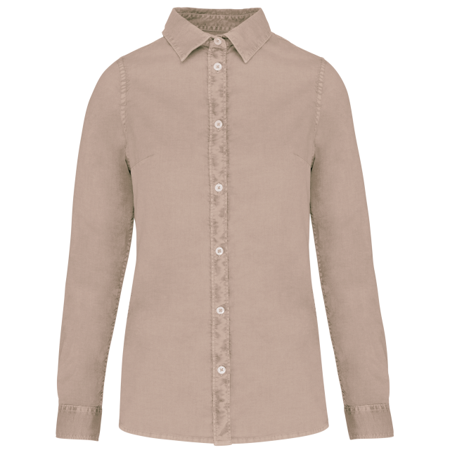 LADIES' WASHED SHIRT