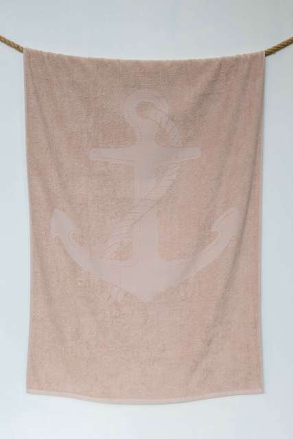 OLIMA „ANCHOR” JACQUARD BEACH TOWEL
