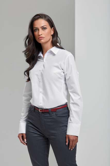 WOMEN'S POPLIN SUPREME LONG SLEEVE SHIRT