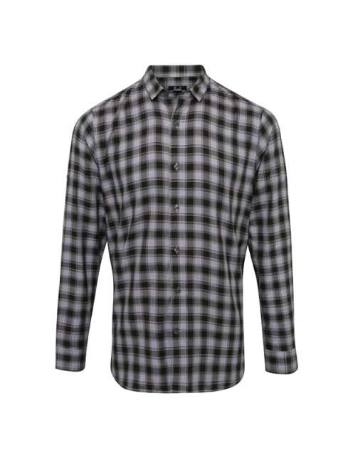 'MULLIGAN' CHECK - MEN'S LONG SLEEVE COTTON SHIRT