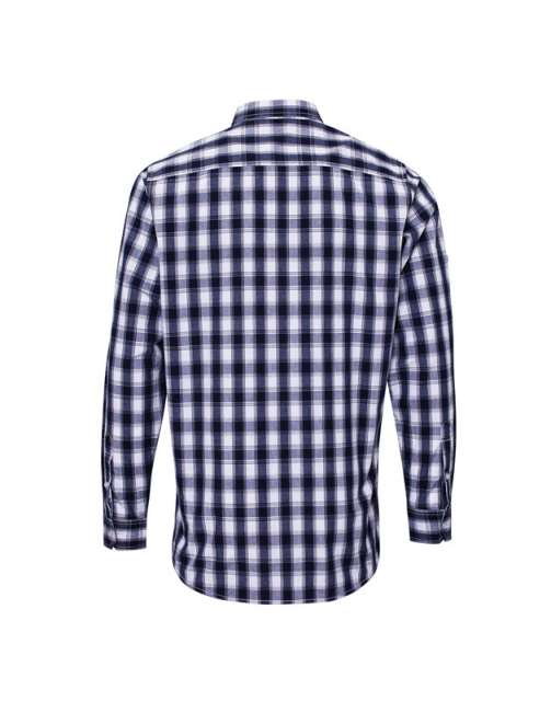'MULLIGAN' CHECK - MEN'S LONG SLEEVE COTTON SHIRT