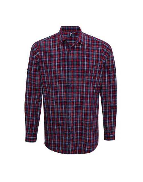 'SIDEHILL' CHECK - MEN'S LONG SLEEVE COTTON SHIRT