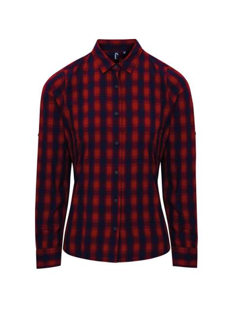 'MULLIGAN' CHECK - WOMEN'S LONG SLEEVE COTTON SHIRT