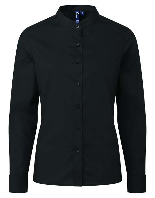 WOMEN’S BANDED COLLAR 'GRANDAD' SHIRT