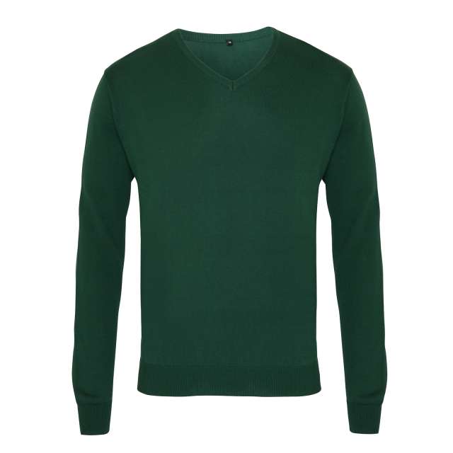 MEN'S KNITTED V-NECK SWEATER