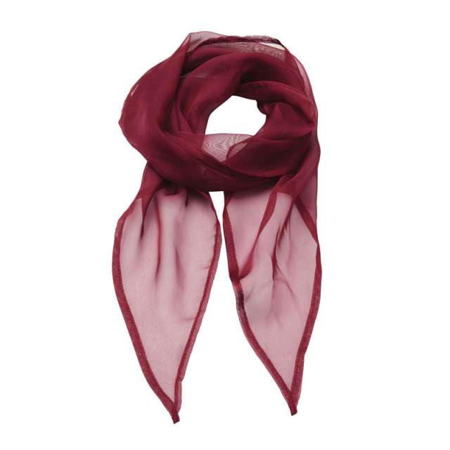 'COLOURS COLLECTION' PLAIN CHIFFON SCARF
