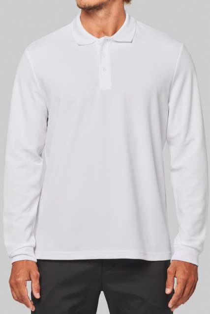 ADULT COOL PLUS® LONG-SLEEVED POLO SHIRT