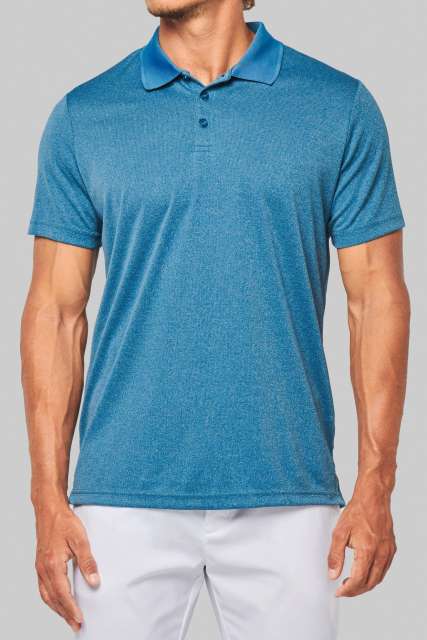 ADULT SHORT-SLEEVED MARL POLO SHIRT