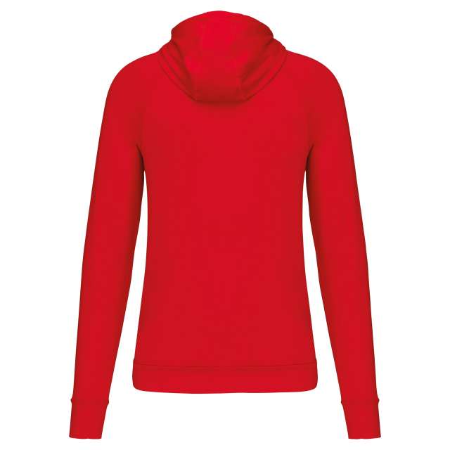 ZIP NECK HOODED SPORTS SWEATSHIRT