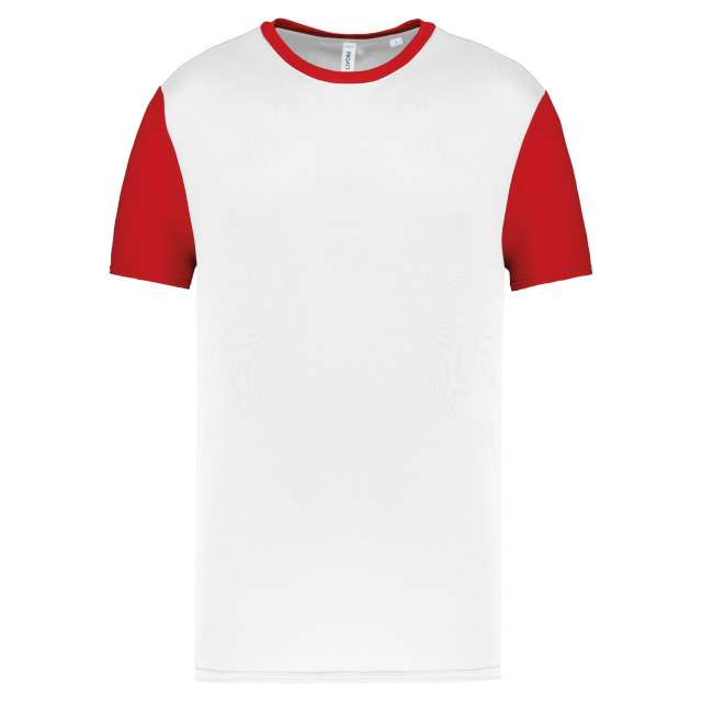 ADULTS' BICOLOUR SHORT-SLEEVED T-SHIRT