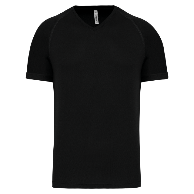 MEN’S V-NECK SHORT SLEEVE SPORTS T-SHIRT