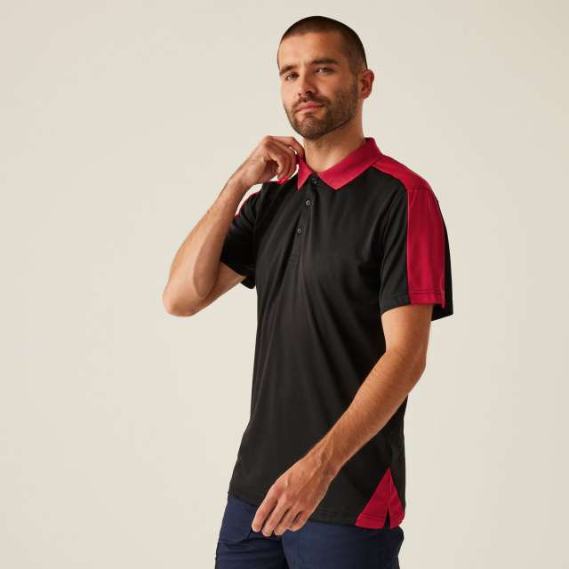 CONTRAST QUICK WICKING POLO SHIRT