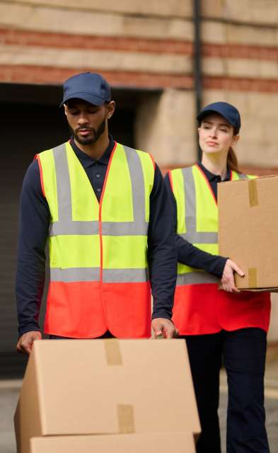 KÉTTÓNUSÚ PROFESSZIONÁLIS HI VIS MELLÉNY
