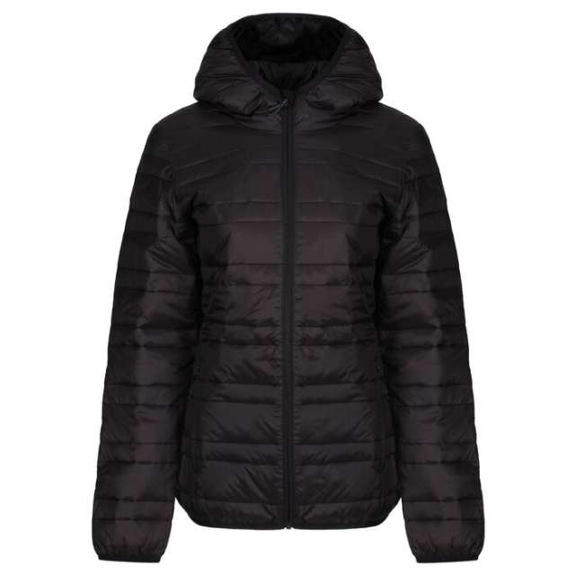 WOMENS HOODED PACKAWAY FIREDOWN JACKET